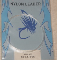 nylon leader 9 ft 4X  0.178